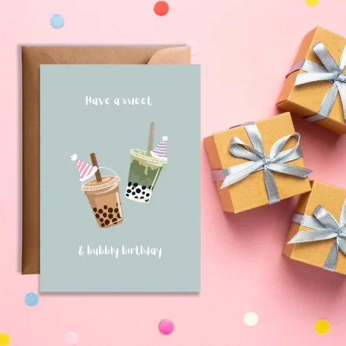 Bubbly Birthday Card