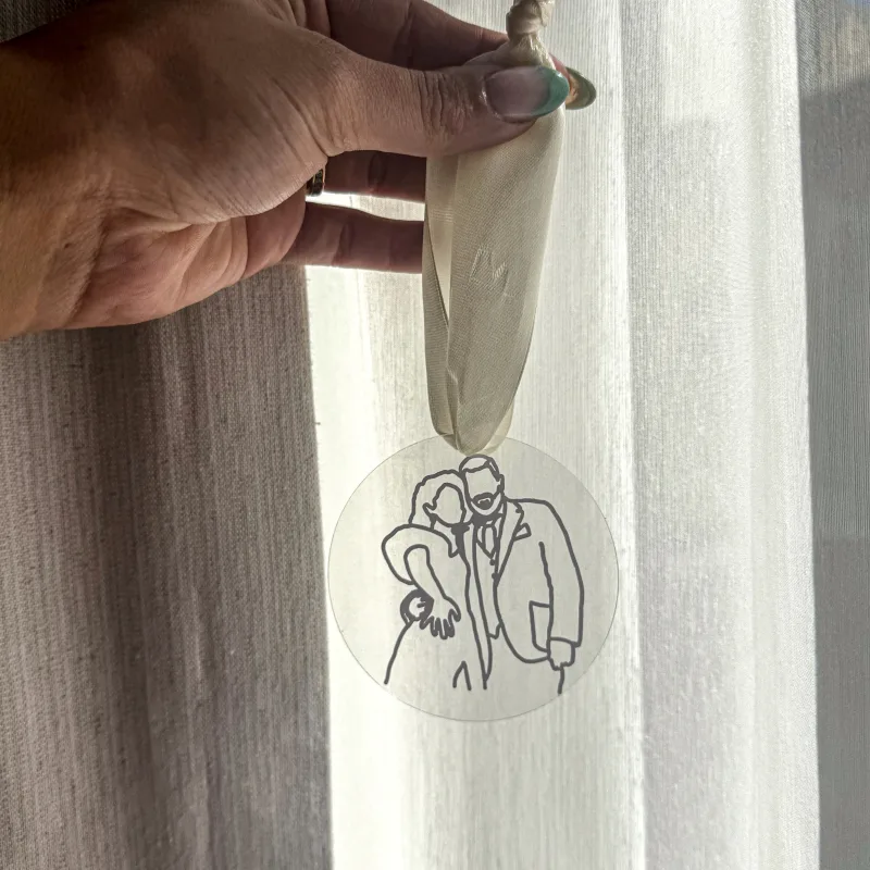 Acrylic Outline Illustration Ornament - Image 2