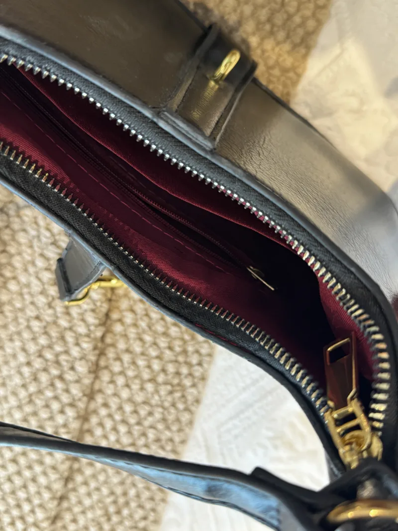 Black Shoulder Bag - Image 2