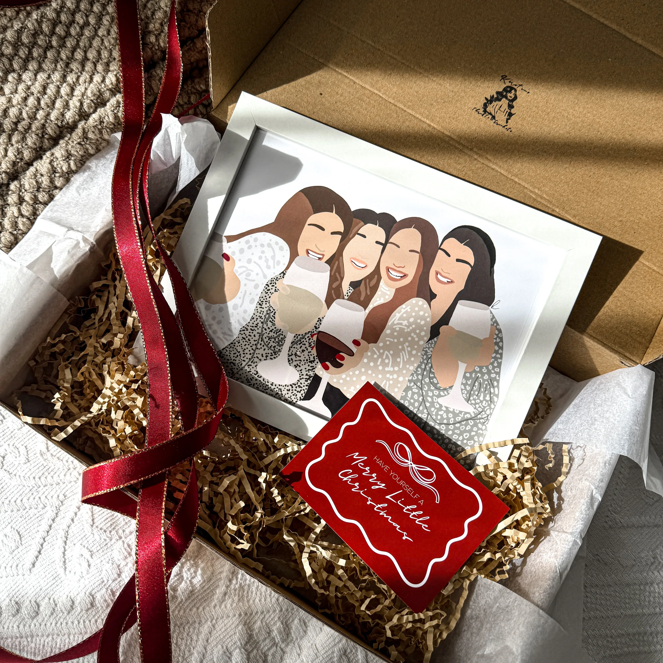 Christmas Custom Illustration Box